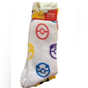 Men’s Pokémon socks. NWT. Size 6.5-12